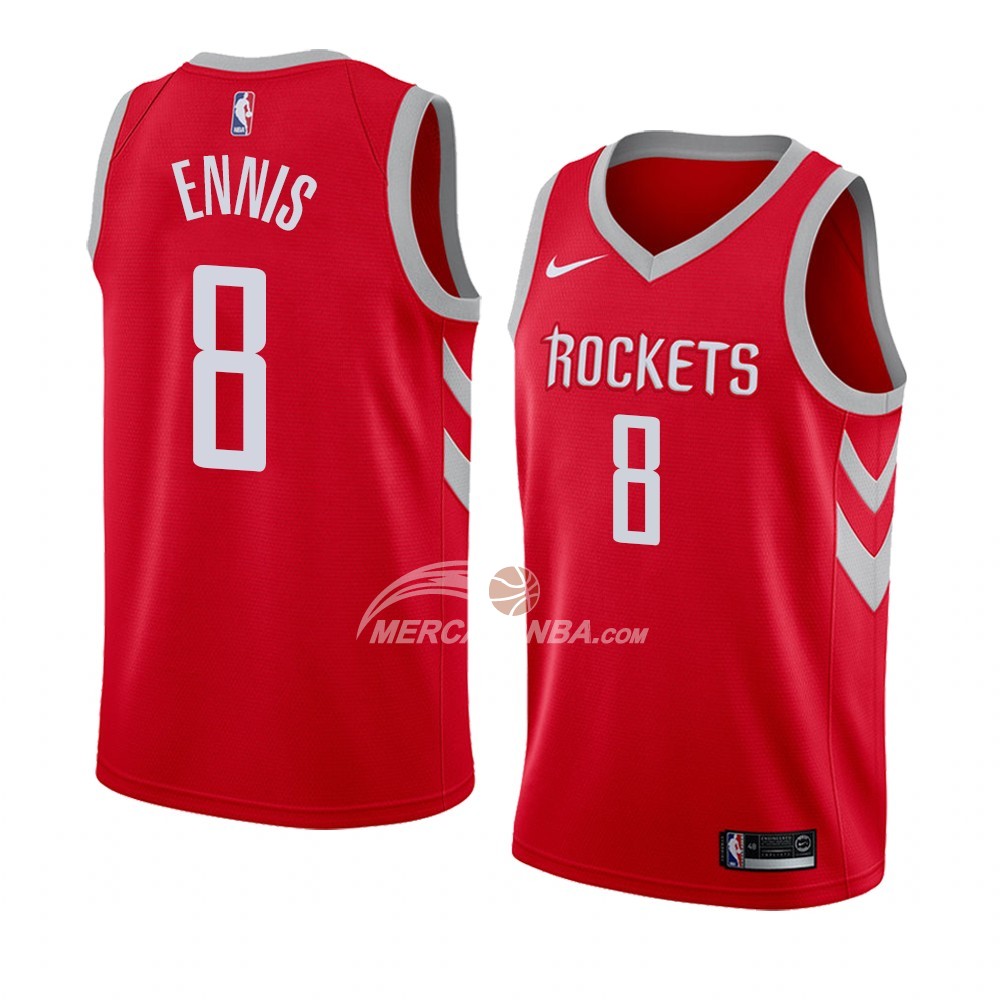 Maglia Houston Rockets James Ennis Icon 2018 Rosso